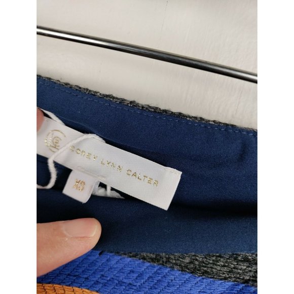 NEW Corey Lynn Calter A-Line Mini Skirt Striped Size XS Lined - Picture 2 of 5